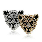 Légfrissítő Aranyos Gyémánt Leopard Auto Klíma Szellőző Clip Parfüm Kimenet Légszag Diffúzor Illat Autó tartozékok
