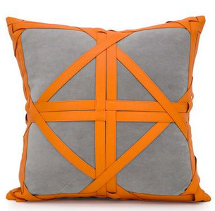 svijetlo luksuzna narančasta siva jastučnica pamučna lanena jastučnica jastučnica oko struka