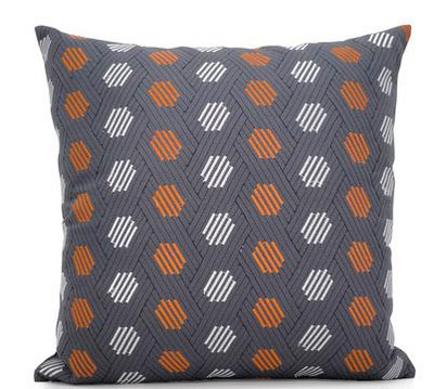 svijetlo luksuzna narančasta siva jastučnica pamučna lanena jastučnica jastučnica oko struka