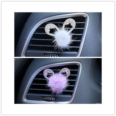 Plišani model zeca u boji, ukrasna kopča za parfem Ženski unutarnji parfem