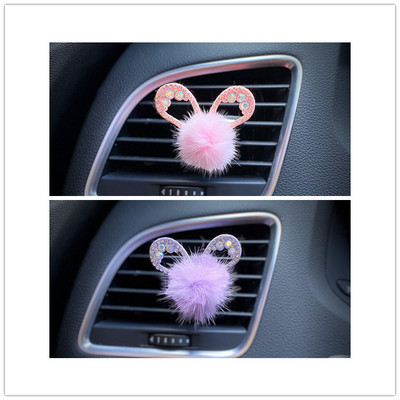 Plišani model zeca u boji, ukrasna kopča za parfem Ženski unutarnji parfem