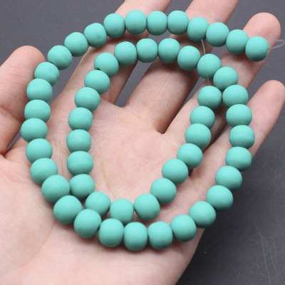 Okrugle perle od polimerne smole i gline Čip disk Labavi odstojnik Ručno izrađene perle za narukvice za izradu nakita DIY