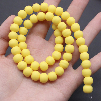 Okrugle perle od polimerne smole i gline Čip disk Labavi odstojnik Ručno izrađene perle za narukvice za izradu nakita DIY