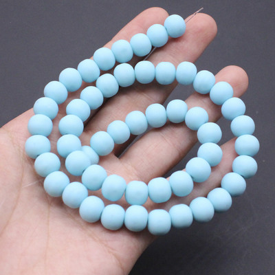 Okrugle perle od polimerne smole i gline Čip disk Labavi odstojnik Ručno izrađene perle za narukvice za izradu nakita DIY