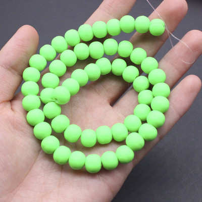 Okrugle perle od polimerne smole i gline Čip disk Labavi odstojnik Ručno izrađene perle za narukvice za izradu nakita DIY