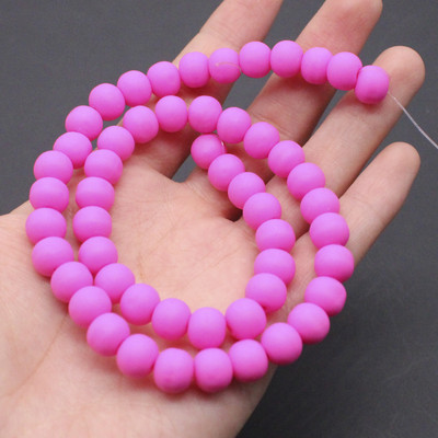 Okrugle perle od polimerne smole i gline Čip disk Labavi odstojnik Ručno izrađene perle za narukvice za izradu nakita DIY