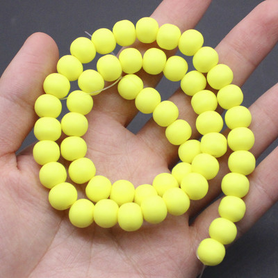 Okrugle perle od polimerne smole i gline Čip disk Labavi odstojnik Ručno izrađene perle za narukvice za izradu nakita DIY