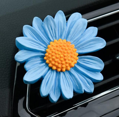Nova 6CM gipsana tratinčica Stezaljka za parfeme za automobil Dodaci za automobile Suncokret Klima-uređaj Air Out Aromaterapijski ukrasi Stezaljka za žene