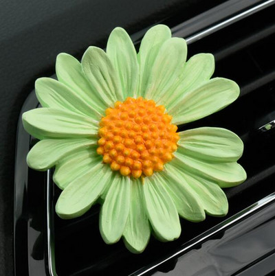 Nova 6CM gipsana tratinčica Stezaljka za parfeme za automobil Dodaci za automobile Suncokret Klima-uređaj Air Out Aromaterapijski ukrasi Stezaljka za žene