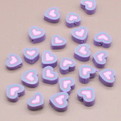 30/50/100 kom 10 mm višebojne perle za osmijeh na licu Perle od polimerske gline labave perle za odstojnike za izradu nakita DIY pribor za narukvice