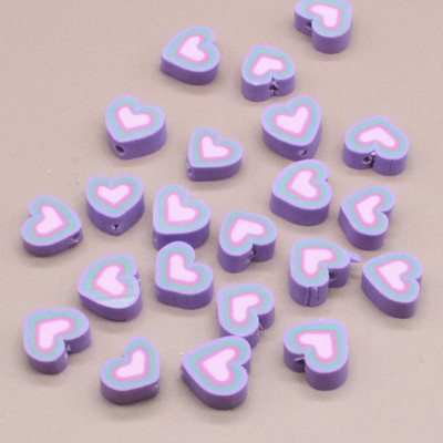 30/50/100 kom 10 mm višebojne perle za osmijeh na licu Perle od polimerske gline labave perle za odstojnike za izradu nakita DIY pribor za narukvice