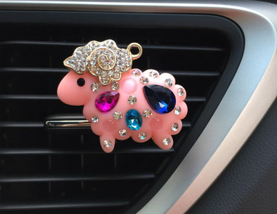 Otvor za izlaz zraka u automobilu Stezaljka za parfeme Boja legure Ovce Auto Aromaterapija Osvježivač zraka za automobil Dizajn automobila Difuzor automobila Dekoracija automobila XCZ639