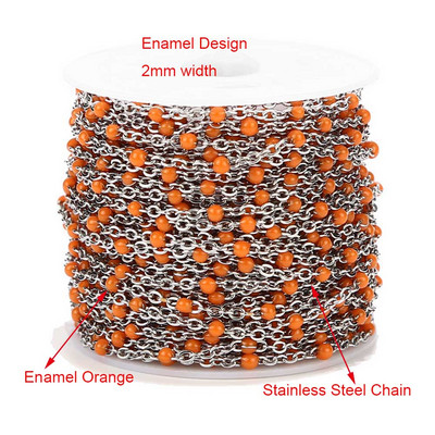 Veleprodaja 1 rola/10 metara širine 2 mm od nehrđajućeg čelika, pozlaćeni satelitski kabelski kuglasti lanac s perlama za izradu ženskih ogrlica za djevojčice