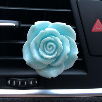 Trandafiri colorati delicati Decorare clip parfum auto Modeling trandafiri Odorizant auto Lady Ornamente florale minunate