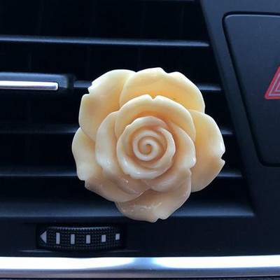 Trandafiri colorati delicati Decorare clip parfum auto Modeling trandafiri Odorizant auto Lady Ornamente florale minunate
