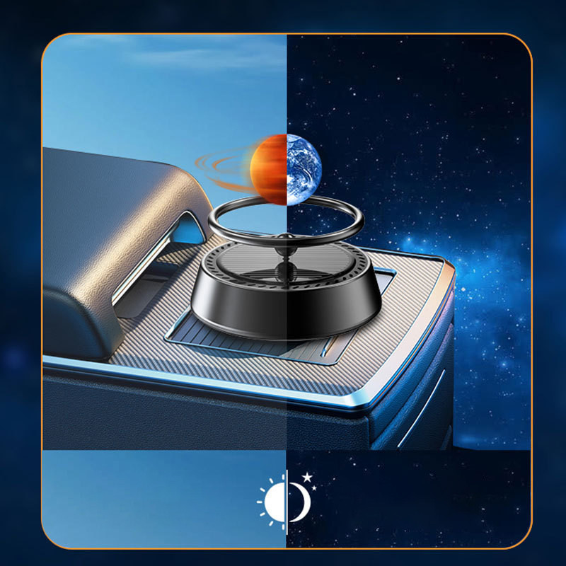 1 KOM Osvježivač zraka za automobil Solarna energija Planet Model Parfem Ornament Aroma Dekoracija ploče s instrumentima Difuzor mirisa Univerzalni