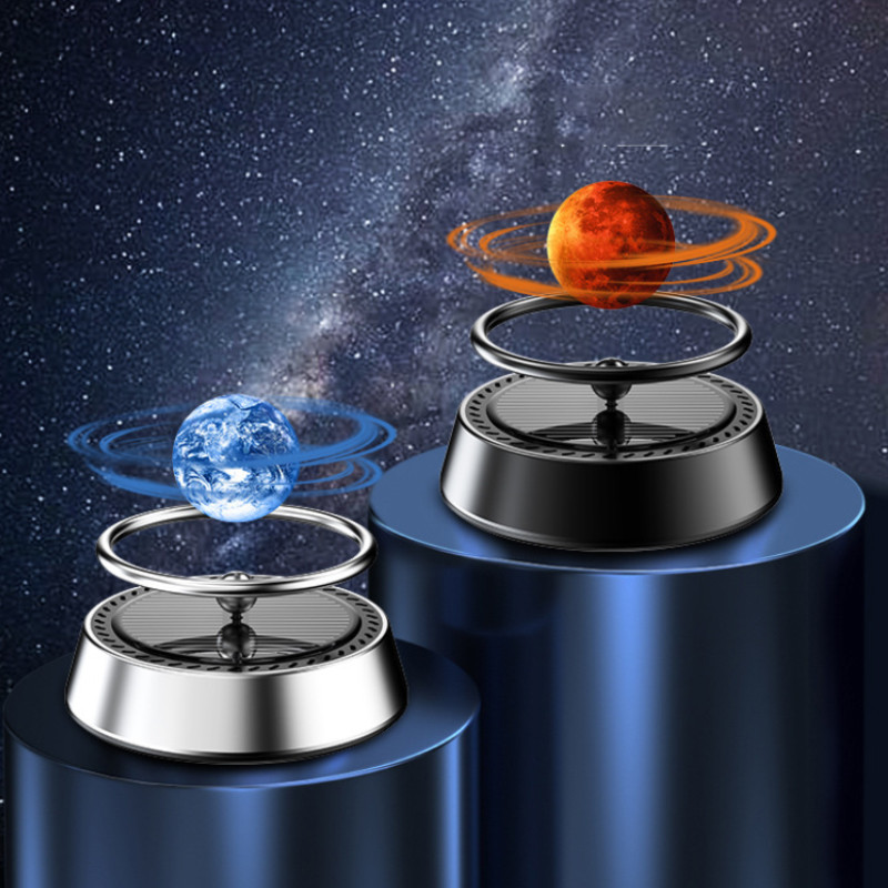 1 KOM Osvježivač zraka za automobil Solarna energija Planet Model Parfem Ornament Aroma Dekoracija ploče s instrumentima Difuzor mirisa Univerzalni