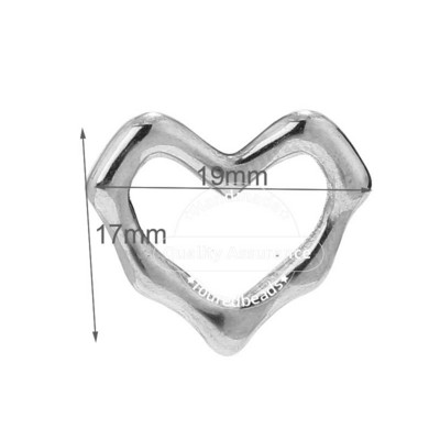 5 komada različitih šupljih privjesaka u obliku srca od nehrđajućeg čelika, zlatnih DIY privjesaka u obliku srca za žene, ogrlica, narukvica, izrada narukvica na veliko