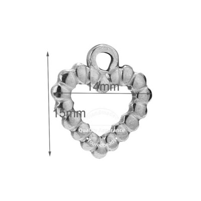 5 komada različitih šupljih privjesaka u obliku srca od nehrđajućeg čelika, zlatnih DIY privjesaka u obliku srca za žene, ogrlica, narukvica, izrada narukvica na veliko