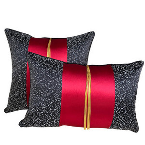 45x45/30x48cm klasszikus luxus bojt párnahuzat rojt jacquard párnahuzat derék bojt párnahuzat háttámla