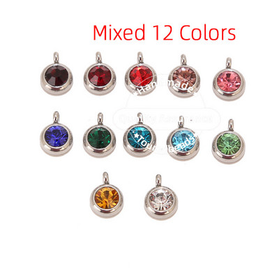 10 komada nehrđajućeg čelika 9 mm zlatni kamenčić kristalni privjesci perle za ogrlicu narukvice izrada nakita privjesci