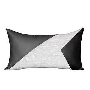 45x45/50x30cm Light Luxury houndstooth párnahuzat világosszürke fekete geometrikus derékpárnahuzat kanapé derék párnahuzat