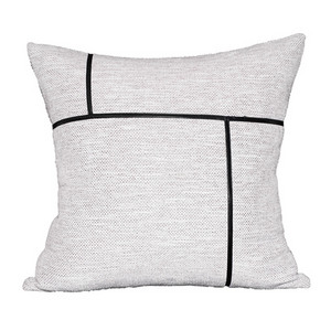 45x45/50x30cm Light Luxury houndstooth párnahuzat világosszürke fekete geometrikus derékpárnahuzat kanapé derék párnahuzat