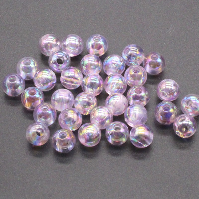 200 kom 6 mm tamnoplave prozirne AB okrugle kuglaste razmaknice za izradu nakita DIY dodaci za nakit