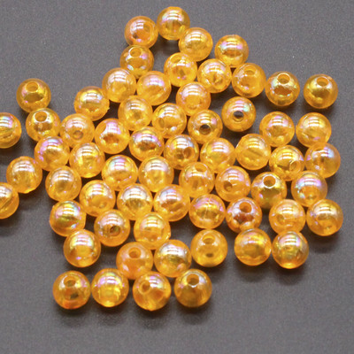 200 kom 6 mm tamnoplave prozirne AB okrugle kuglaste razmaknice za izradu nakita DIY dodaci za nakit