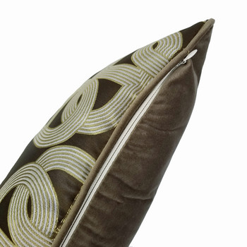 Модерна тъкана геометрия Домашна декоративна шоколадова верига Квадратна калъфка за възглавница Soild плетена калъфка за диван, стол 45x45 см 1 бр./лот