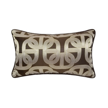 Модерна тъкана геометрия Домашна декоративна шоколадова верига Квадратна калъфка за възглавница Soild плетена калъфка за диван, стол 45x45 см 1 бр./лот