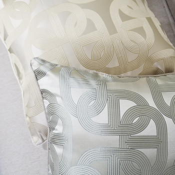 Луксозни 2 цвята съвременен геометричен дизайн тъкани жакардови декоративни калъфки за възглавници Диван Калъфка за стол 45x45 см 1 бр./лот