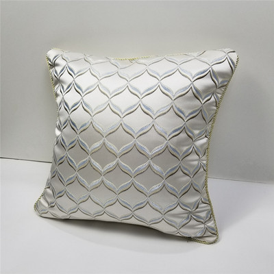 Suvremeni teški geometrijski karirani tkani jacquard ukrasni jastučnici, kauč, stolica, konopac, jastučnica, 45x45 cm, 1 kom/lot
