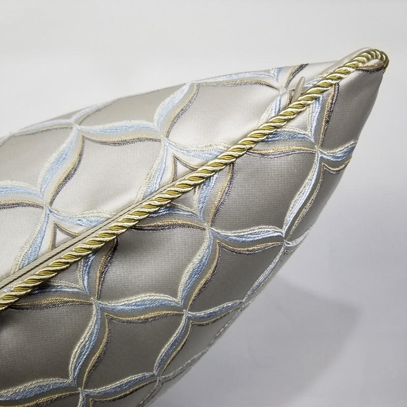 Suvremeni teški geometrijski karirani tkani jacquard ukrasni jastučnici, kauč, stolica, konopac, jastučnica, 45x45 cm, 1 kom/lot