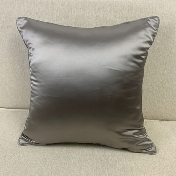 Луксозна тъмно сива декоративна калъфка за възглавница с съвременен геометричен дизайн от тъкан жакард, калъфка за възглавница за диван 45x45 см, 1 бр./лот