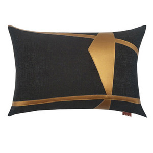 50 Designs Nappali dekoratív párnahuzat szett arany fém bojt fekete derék párnahuzat luxus modern párnahuzat 30x50cm