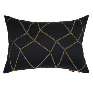50 Designs Nappali dekoratív párnahuzat szett arany fém bojt fekete derék párnahuzat luxus modern párnahuzat 30x50cm