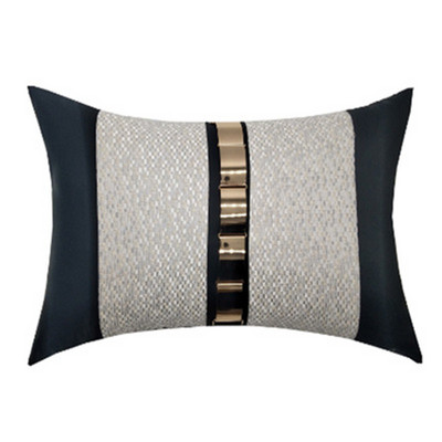50 Designs Nappali dekoratív párnahuzat szett arany fém bojt fekete derék párnahuzat luxus modern párnahuzat 30x50cm