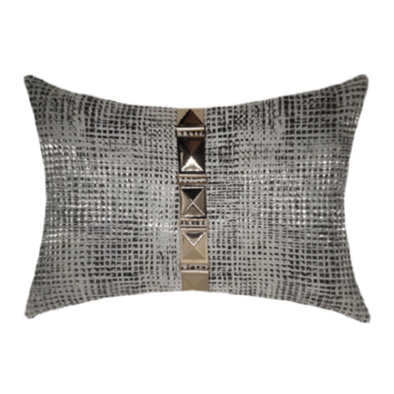 50 Designs Nappali dekoratív párnahuzat szett arany fém bojt fekete derék párnahuzat luxus modern párnahuzat 30x50cm