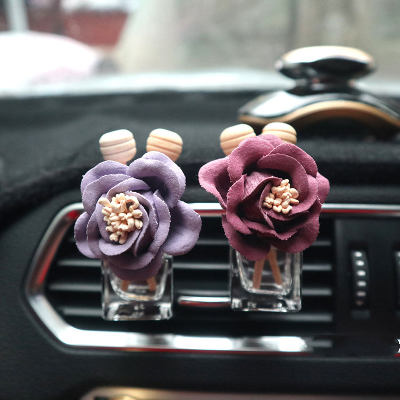 Cvjetni osvježivač zraka za automobil Parfemska stezaljka Cvijeće Klima za automobilska klipa Odušnik za automobile Dodaci za automobile Interijer Ženska aroma Difuzor mirisa