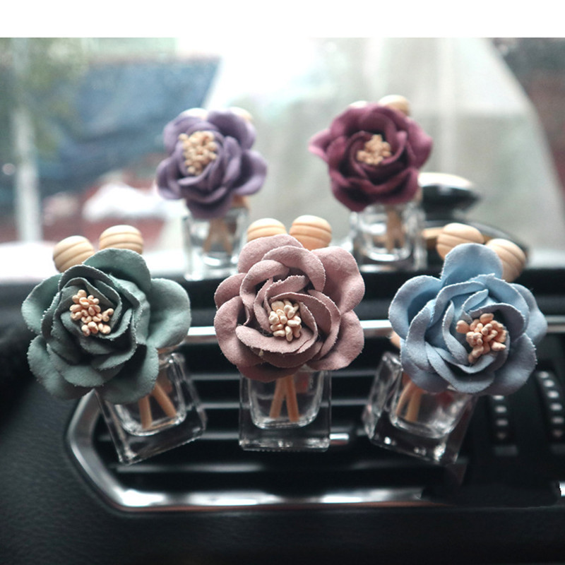 Cvjetni osvježivač zraka za automobil Parfemska stezaljka Cvijeće Klima za automobilska klipa Odušnik za automobile Dodaci za automobile Interijer Ženska aroma Difuzor mirisa