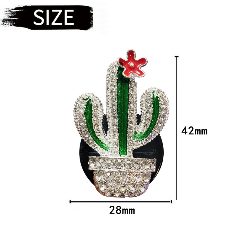 Dijamantni kaktus u saksiji Automobilska kopča za parfeme Cvijet Opuncija Otvor za zrak u automobilu Parfem Dekoracija za klima uređaj Dekoracija automobila