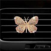 Diamond Butterfly Auto Osvježivač zraka Auto Outlet Parfem Clip Ornament In Auto Difuzor Bling Auto Accessories Uređenje interijera Darovi