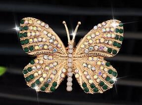 Diamond Butterfly Auto Osvježivač zraka Auto Outlet Parfem Clip Ornament In Auto Difuzor Bling Auto Accessories Uređenje interijera Darovi