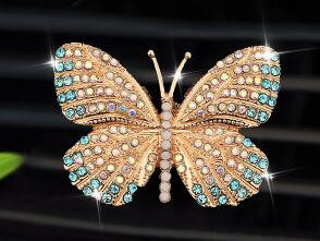 Diamond Butterfly Auto Osvježivač zraka Auto Outlet Parfem Clip Ornament In Auto Difuzor Bling Auto Accessories Uređenje interijera Darovi