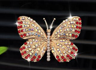 Diamond Butterfly Auto Osvježivač zraka Auto Outlet Parfem Clip Ornament In Auto Difuzor Bling Auto Accessories Uređenje interijera Darovi