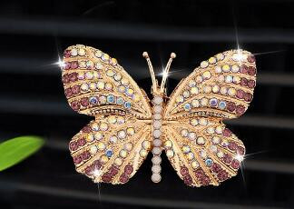Diamond Butterfly Auto Osvježivač zraka Auto Outlet Parfem Clip Ornament In Auto Difuzor Bling Auto Accessories Uređenje interijera Darovi