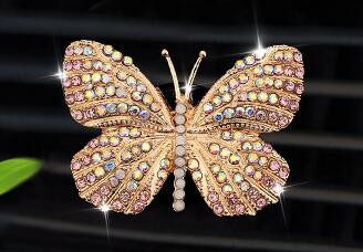 Diamond Butterfly Auto Osvježivač zraka Auto Outlet Parfem Clip Ornament In Auto Difuzor Bling Auto Accessories Uređenje interijera Darovi