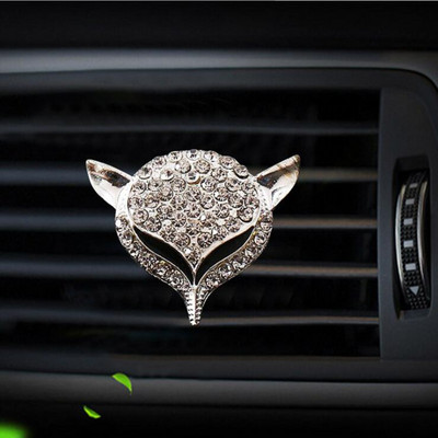 Diamond fox Crystal Clip Parfem Otvor za odzračivanje automobila Parfem Automatski izlaz Osvježivač zraka Miris Auto Dekoracije Difuzor arome za automobil