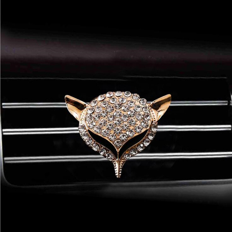 Diamond fox Crystal Clip Parfem Otvor za odzračivanje automobila Parfem Automatski izlaz Osvježivač zraka Miris Auto Dekoracije Difuzor arome za automobil